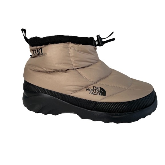 The North Face 700 Beige Puffer Quilted Goose Down Winter Snow Boots Unisx 11